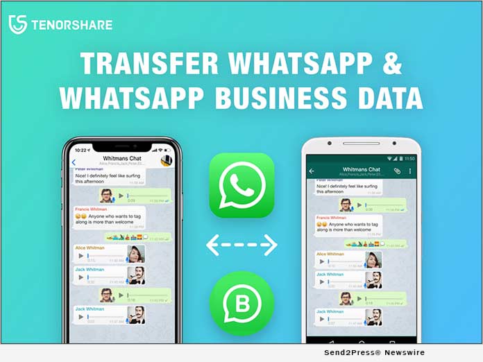 tenorshare icarefone for whatsapp transfer key