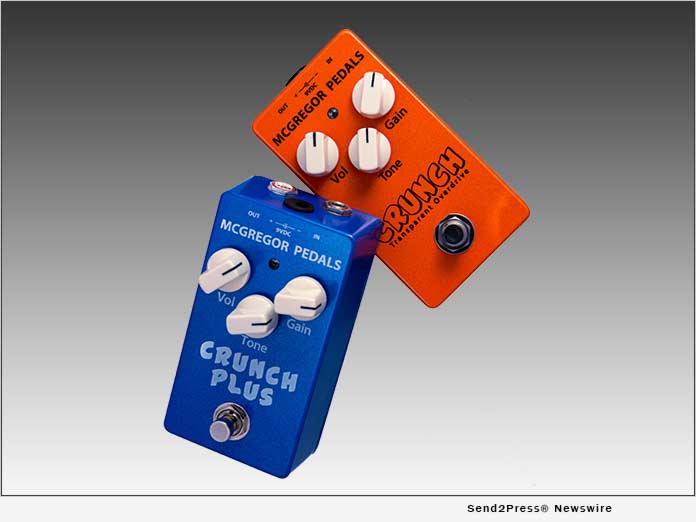 McGregor Pedals Introduces the Crunch Plus Overdrive, designed and built by Garth Heslop - Vimarsana News