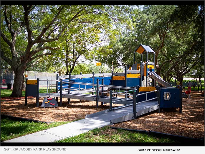 The City of Pompano Beach Parks and Recreation Department has enhanced the Sergeant Kip Jacoby Park with a new all-inclusive playground - Vimarsana News