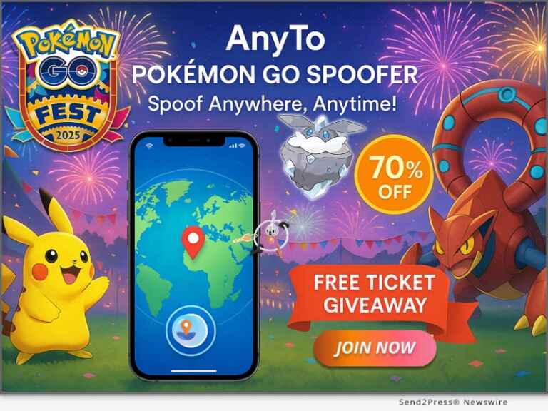 Enjoy 2025 Pokemon GO Fest Global with AnyTo: Best Pokemon GO Spoofer