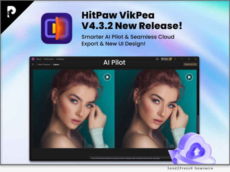 HitPaw VikPea Releases V4.3.2 Brings Intuitive UI Optimization, New AI Pilot Model and Full Cloud Acceleration
