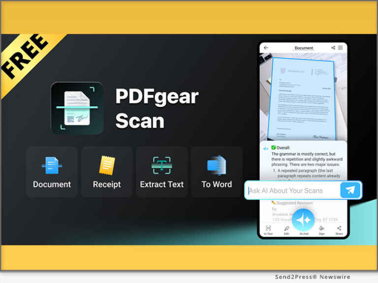 New PDFgear Scan – Finally, a Completely Free AI Scanner App for All