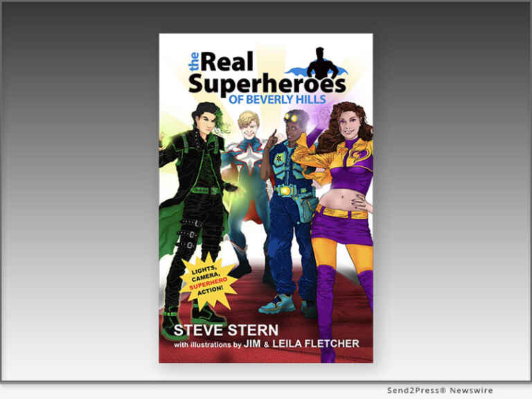 The glittering facade of Beverly Hills just got a serious makeover in the pages of “The Real Superheroes of Beverly Hills” illustrated novel