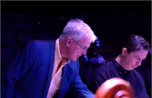 The LCO 2026 International Call for Scores Announced, Supporting Emerging Composers Through Art and Access Composer Simon Andrews (left), winner of the LCO 2025 Call-for Scores, and LCO Music Director Orlando Cela, rehearsing Andrews’ work. Photo credit: Noya Photo