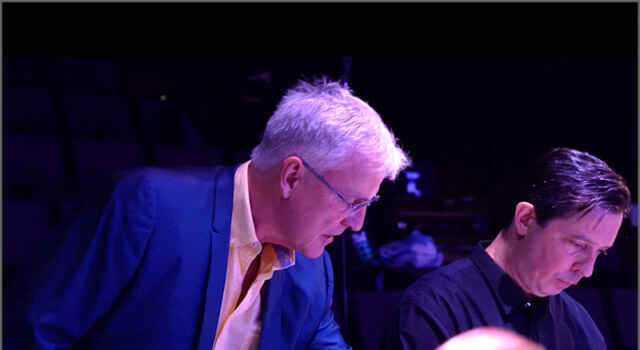 The LCO 2026 International Call for Scores Announced, Supporting Emerging Composers Through Art and Access Composer Simon Andrews (left), winner of the LCO 2025 Call-for Scores, and LCO Music Director Orlando Cela, rehearsing Andrews’ work. Photo credit: Noya Photo