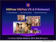 HitPaw VikPea V5.4.0 update brings new AI Video Stylization, Face Tracking Beauty and Smart Import