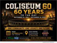 Sixty years to the day after the Oakland-Alameda County Coliseum opened, VillageGIVE will present Coliseum 60