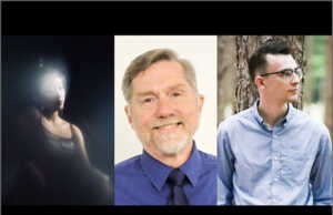 Lowell Chamber Orchestra winners: Left to right: Wei-Hsing Huang, Martin Max Schreiner, Cory Brodack